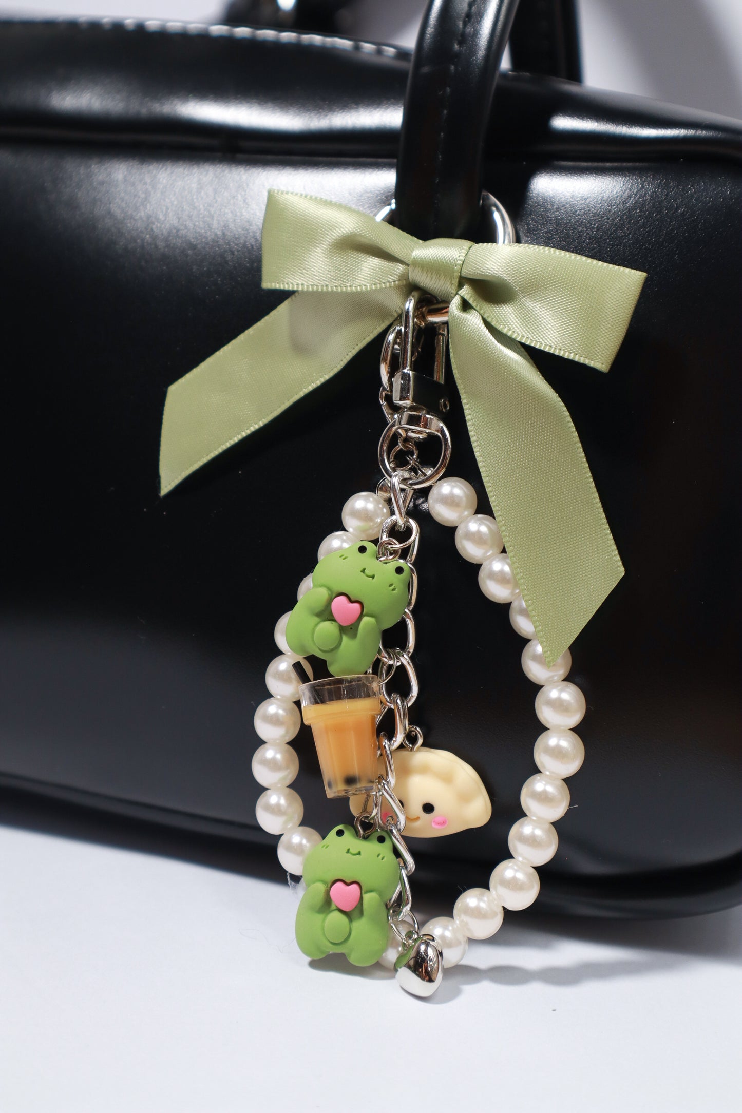 Earl + Boba Silver Bag Charm
