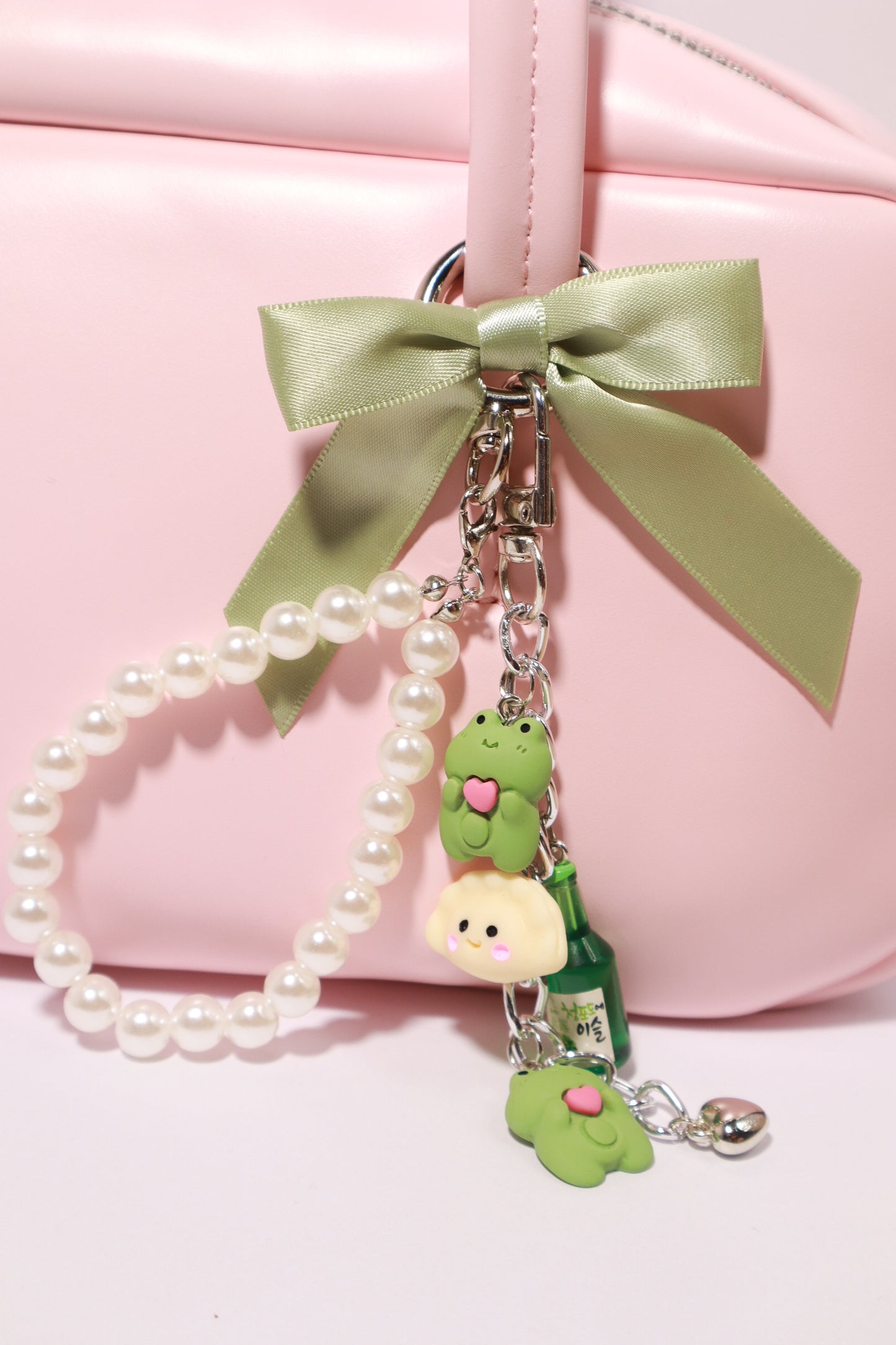 Earl + Soju Bottle Silver Bag Charm